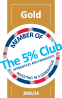 Member of The 5% Club (Gold) logo